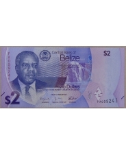Белиз 2 доллара 2025 UNC. арт. 5382